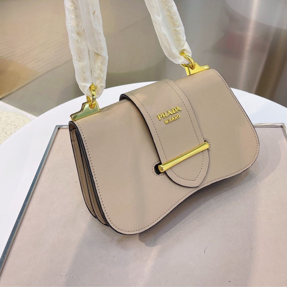 Prada Sidonie Saffiano Beige 24cm 1BD228 2AIX F0770