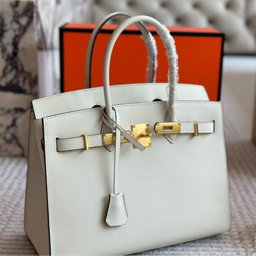 Hermes Birkin 30 Handbag White 30cm