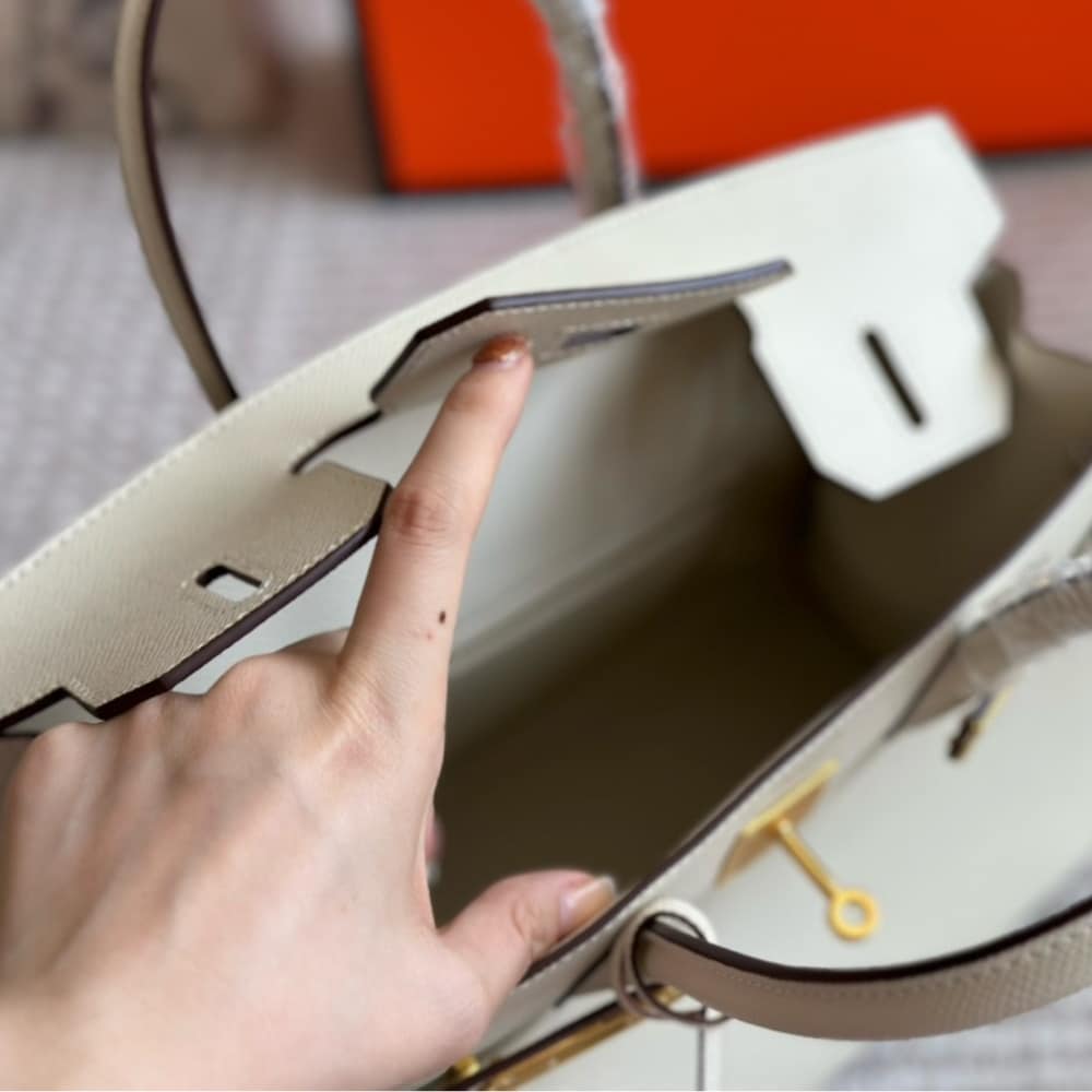 Hermes Birkin 30 Handbag White 30cm