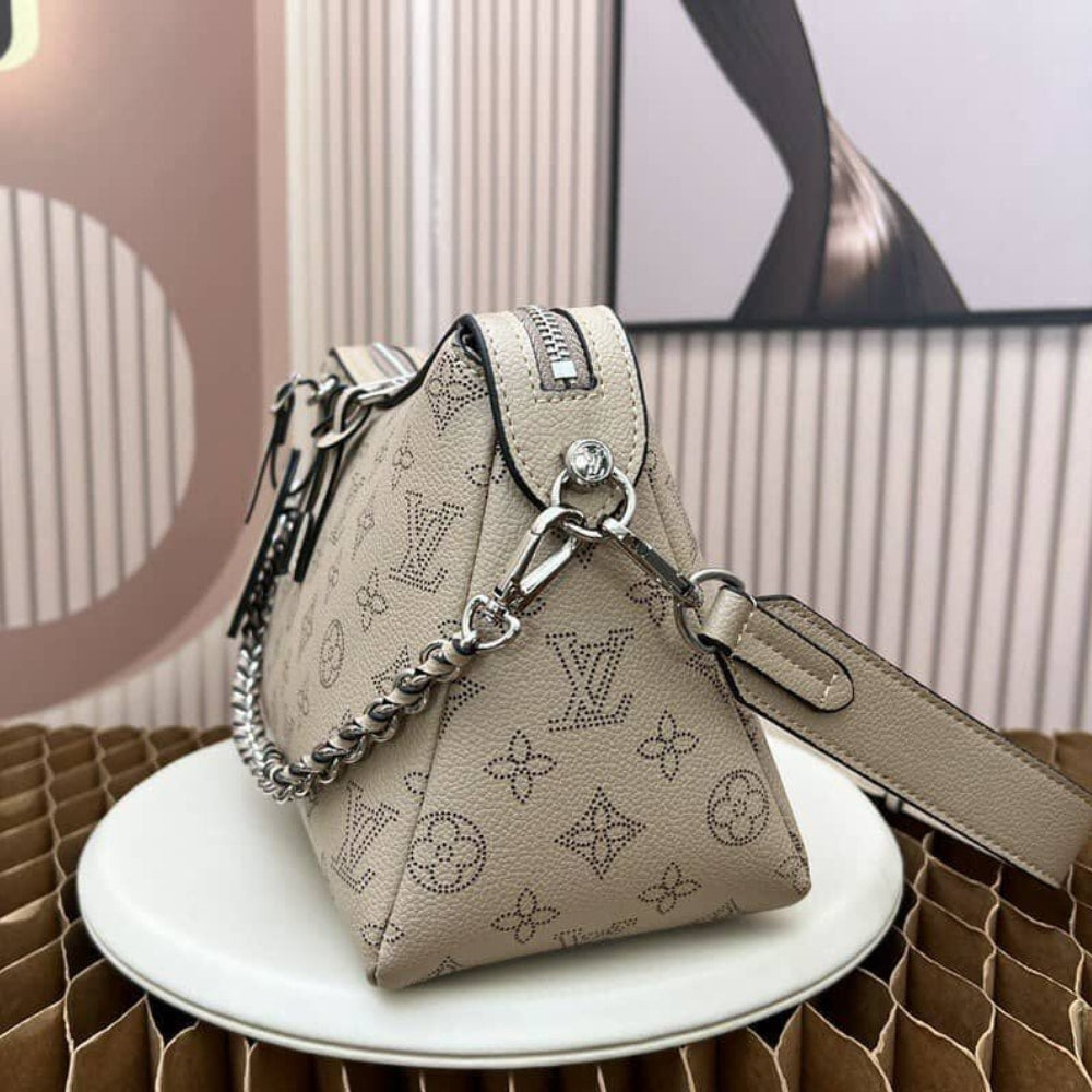 Louis Vuitton Hand It All PM Mahina Leather Galet Grey 29Cm M24255