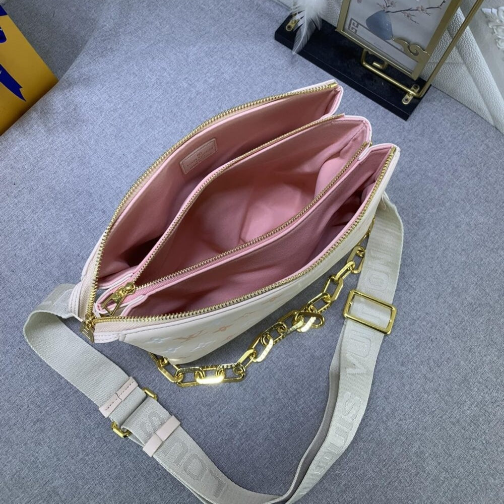 Louis Vuitton Coussin PM Beige Cream 26Cm M22398