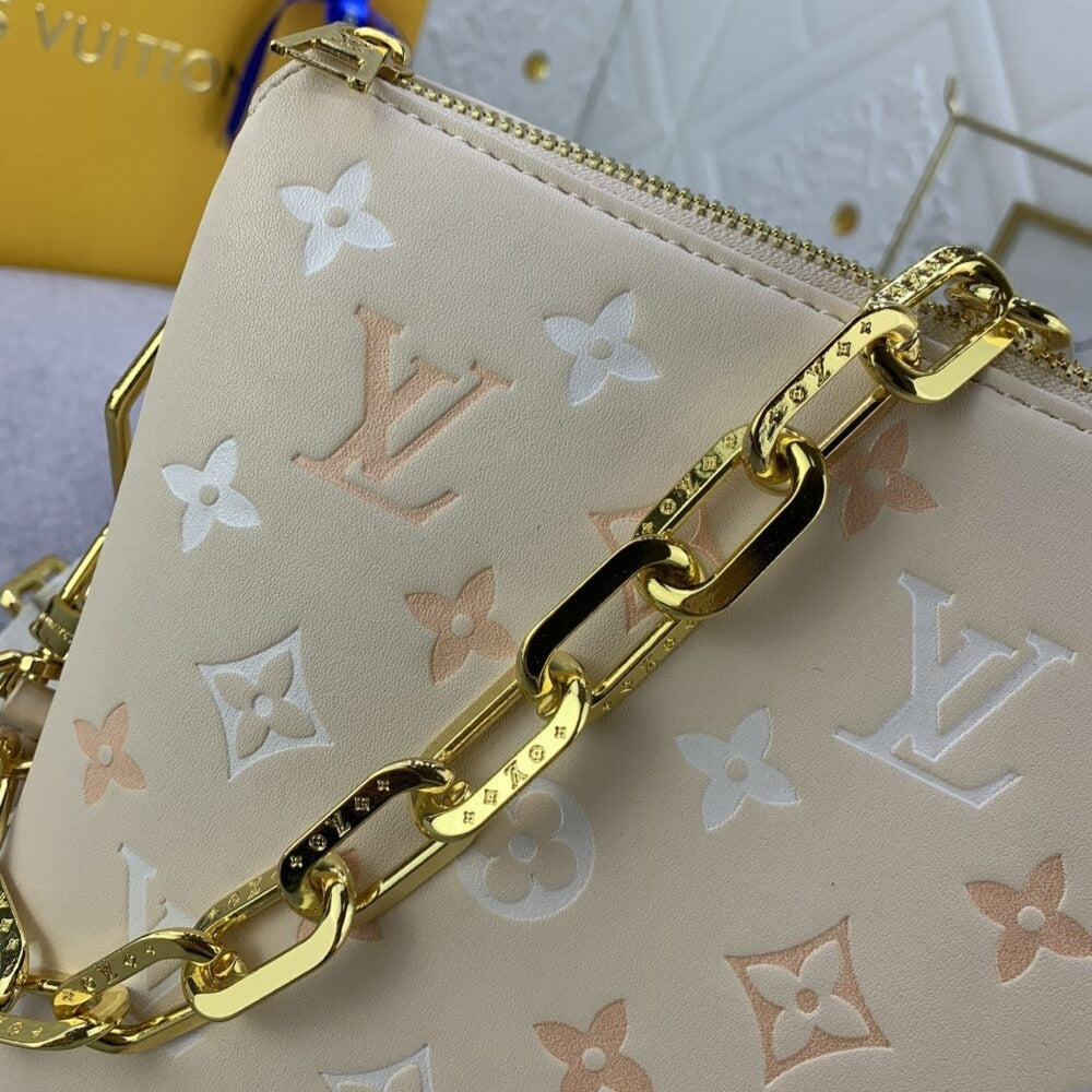 Louis Vuitton Coussin PM Beige Cream 26Cm M22398