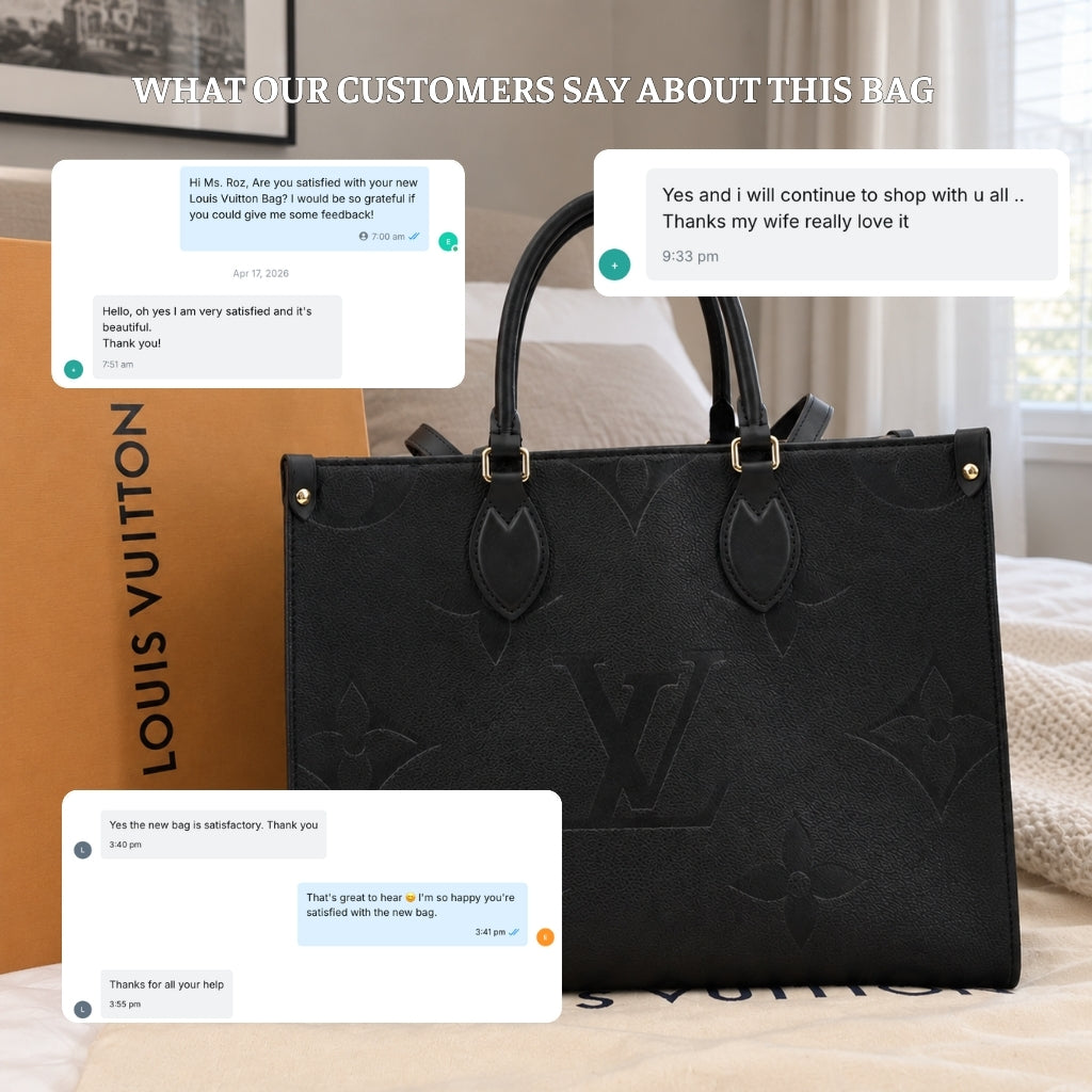 Louis Vuitton Onthego MM 35cm Black M45595