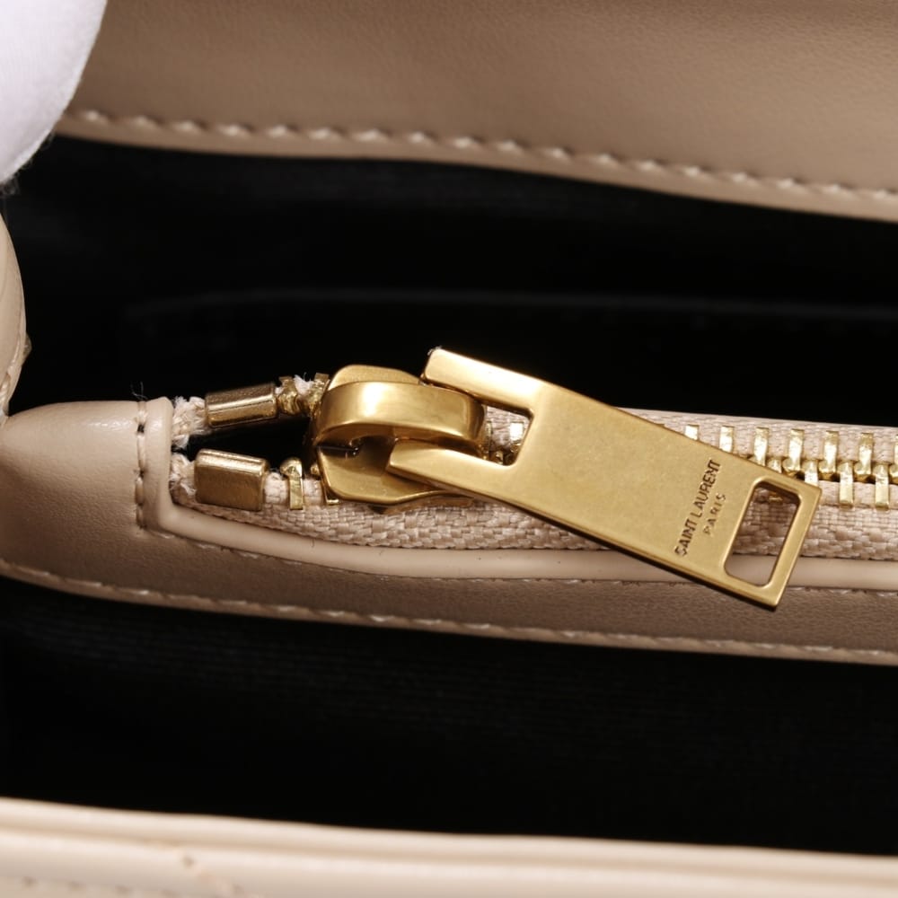 Saint Laurent Loulou Small Dark Beige 25cm
