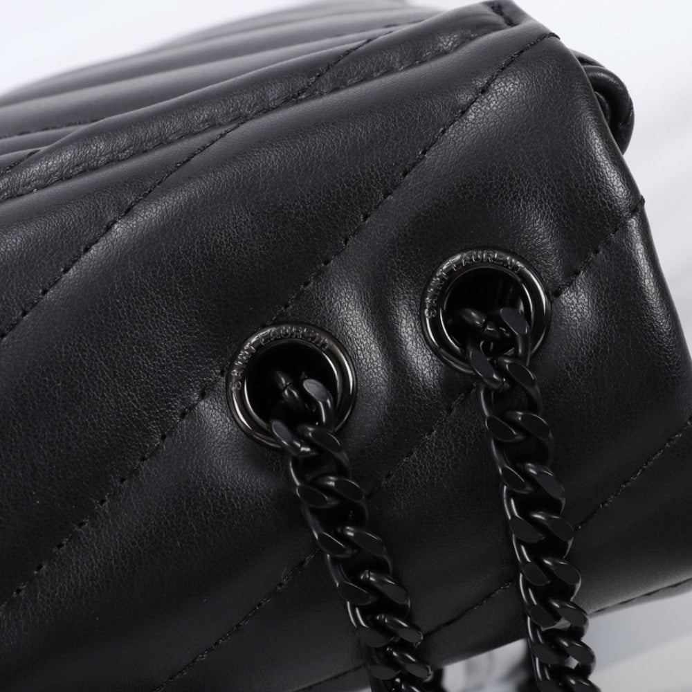 Saint Laurent Loulou Small Back Metal 25cm