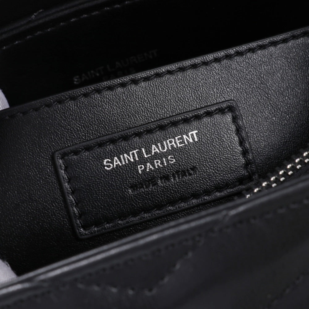 Saint Laurent Loulou Small Black Nickel 25cm