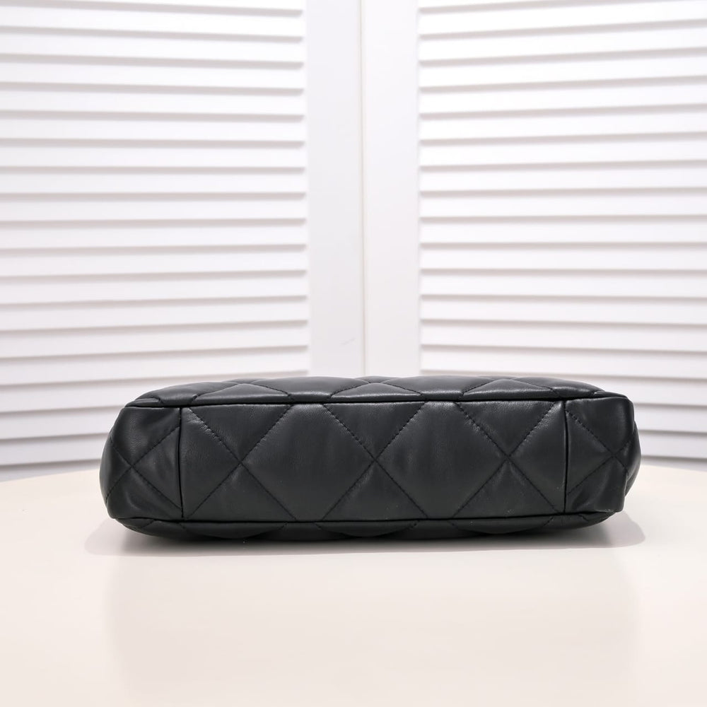 Chanel 19 East West Shopping Bag Black 36cm