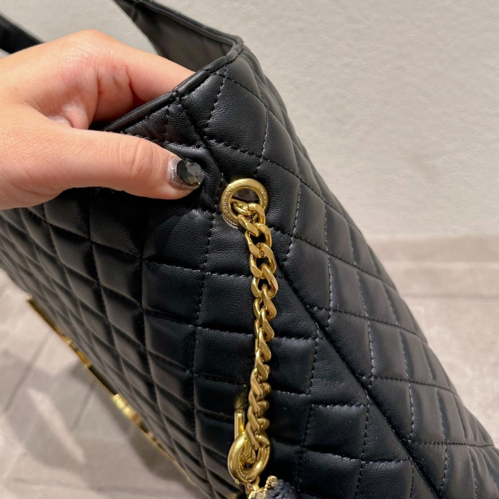 Saint Laurent Icare Maxi Shopping Bag Black 40cm