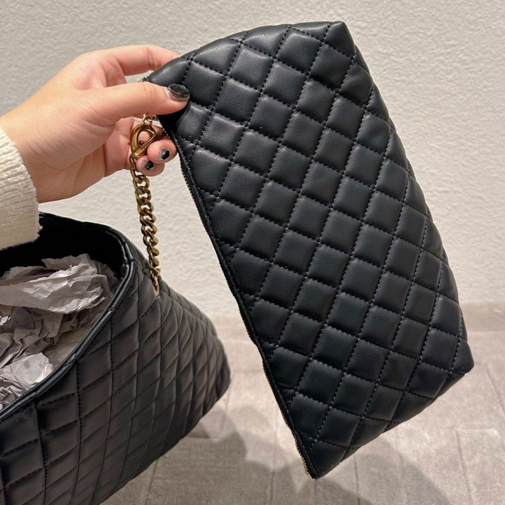 Saint Laurent Icare Maxi Shopping Bag Black 40cm