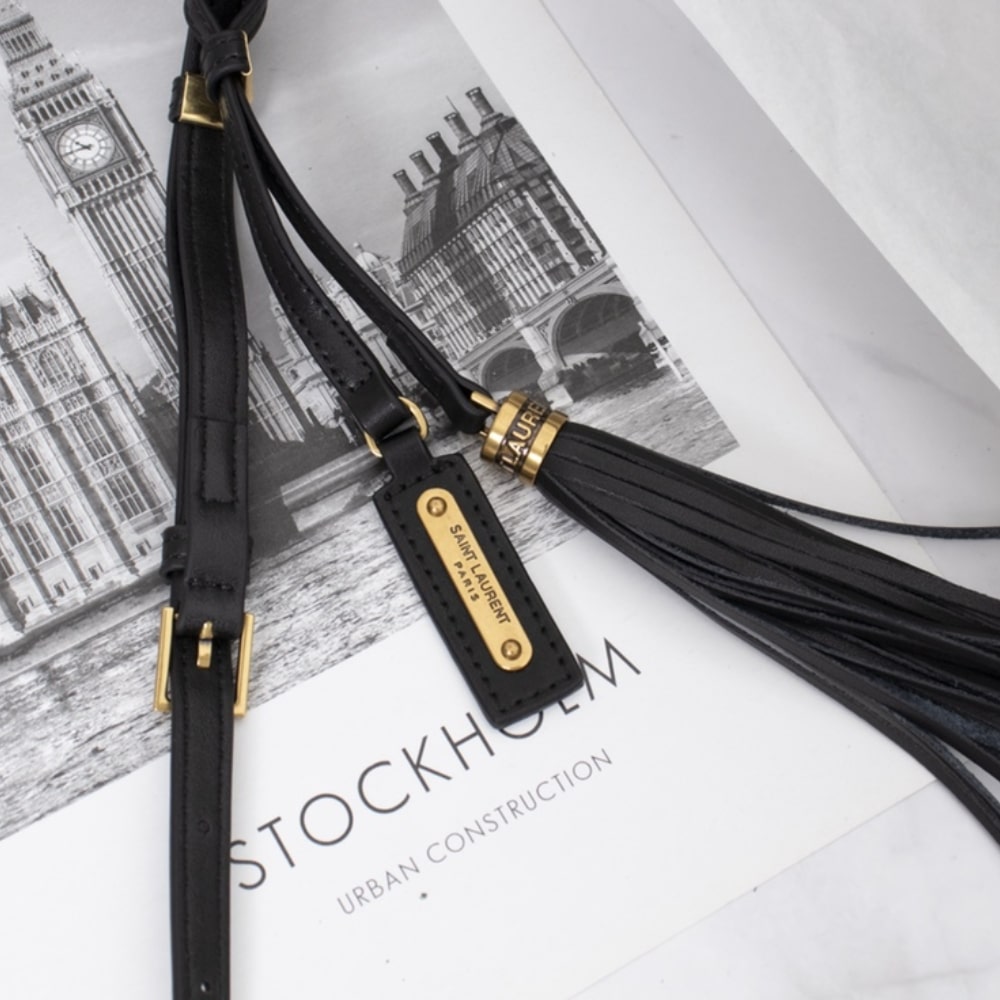 Saint Laurent Lou Camera Bag Black 23cm