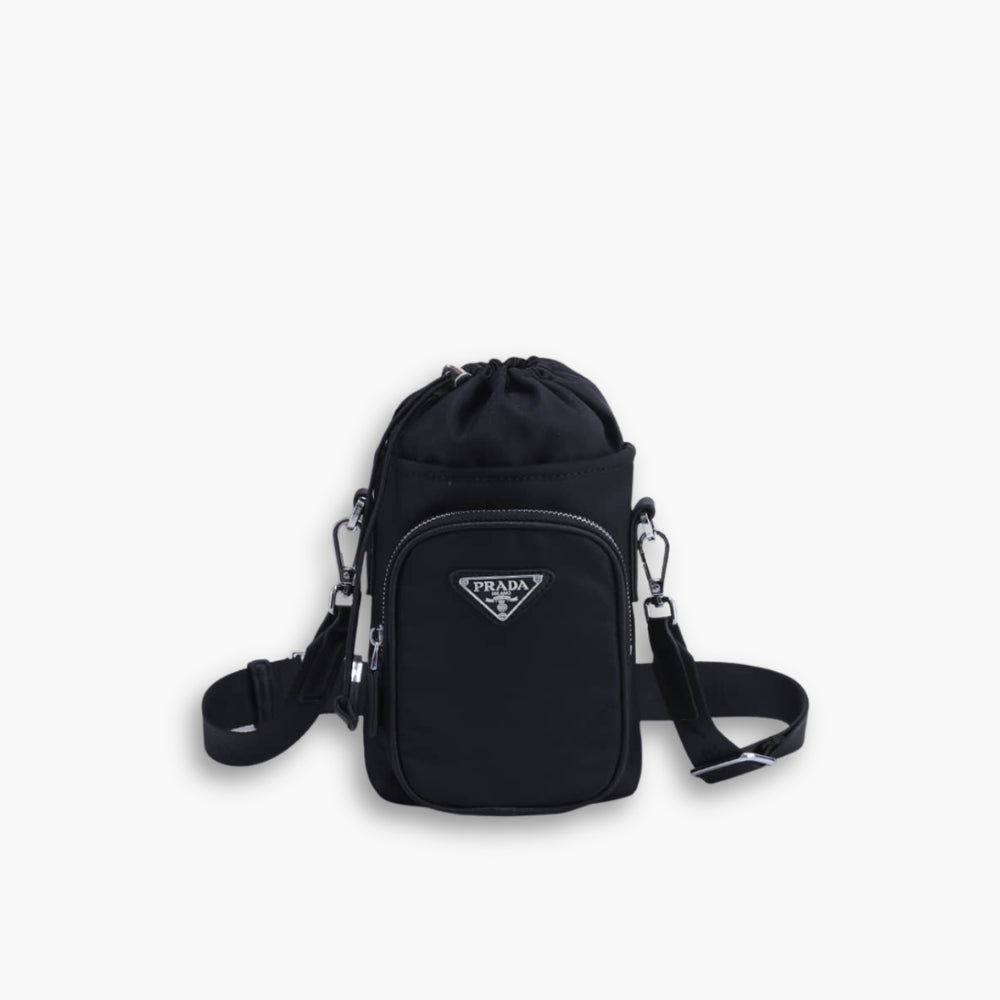 Prada Re Nylon Smartphone Case Black 18Cm