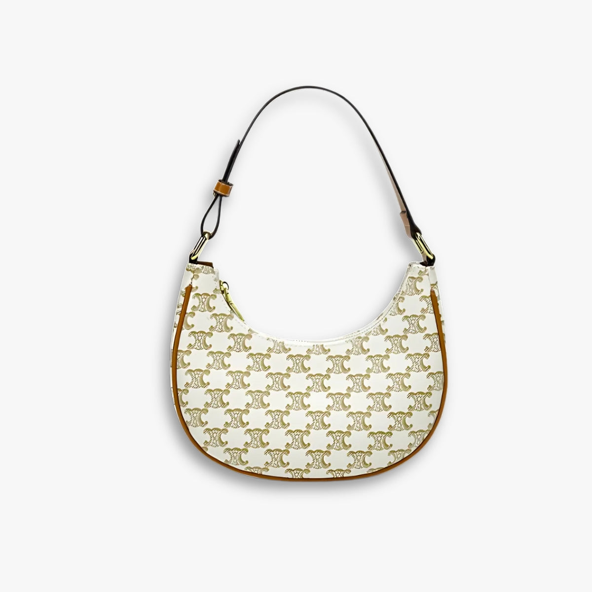 Celine Ava Bag In Triomphe Canvas White 24Cm 193952BZJ01BC