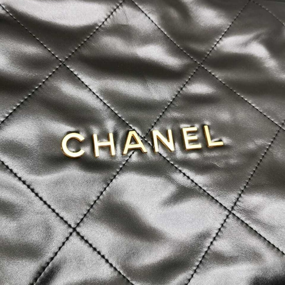 Chanel 22 Handbag Black 30cm AS3260 B08037 94305