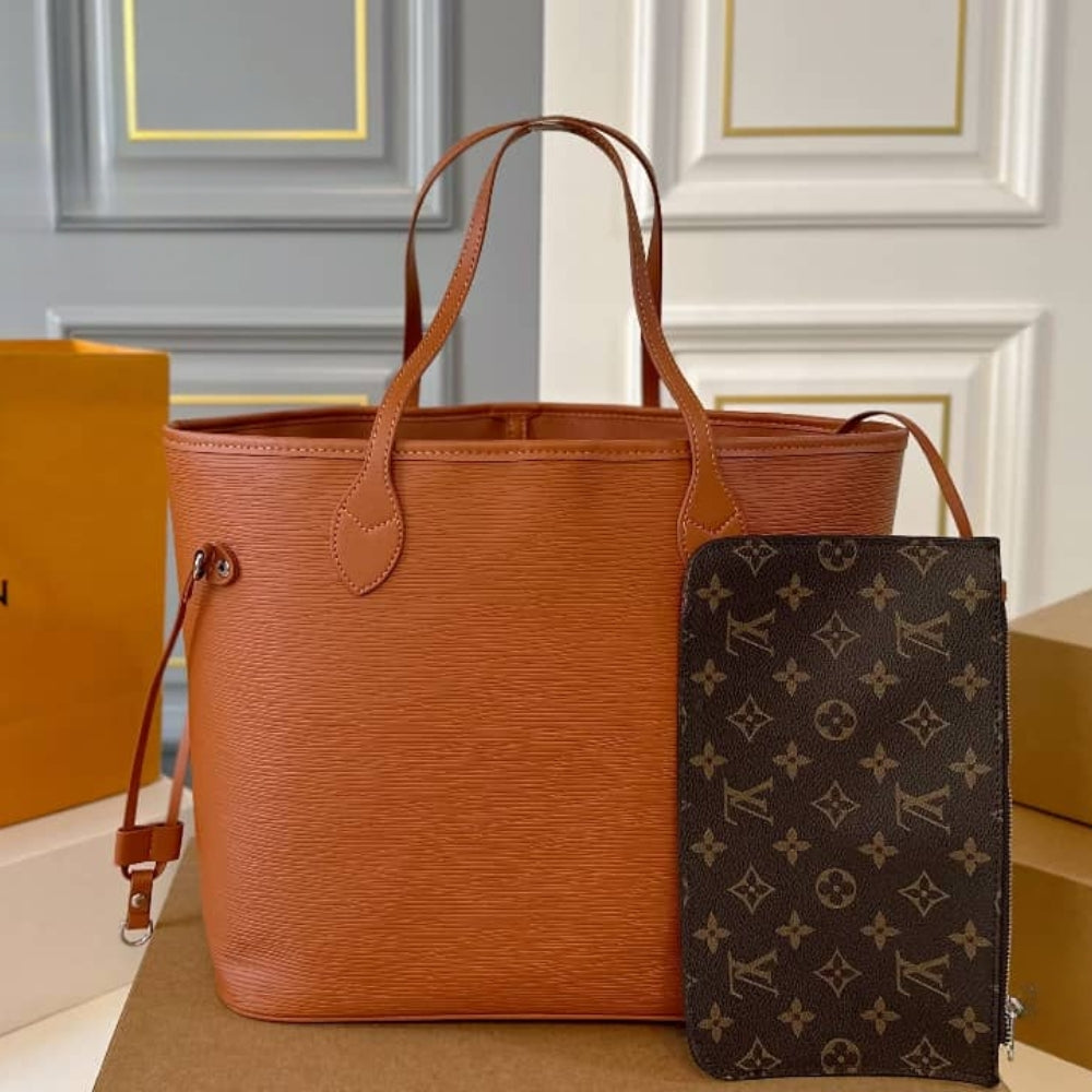 Louis Vuitton Neverfull MM Epi Leather Tan 31cm M25540