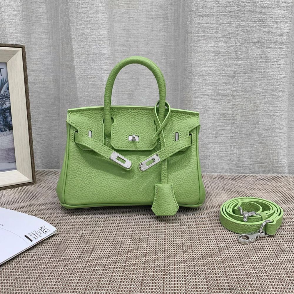 Hermès Birkin B25 Togo Grenat Green 20cm