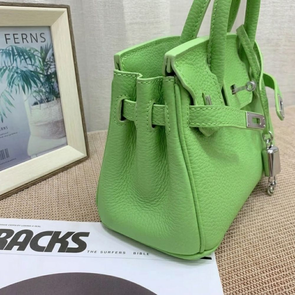 Hermès Birkin B25 Togo Grenat Green 20cm