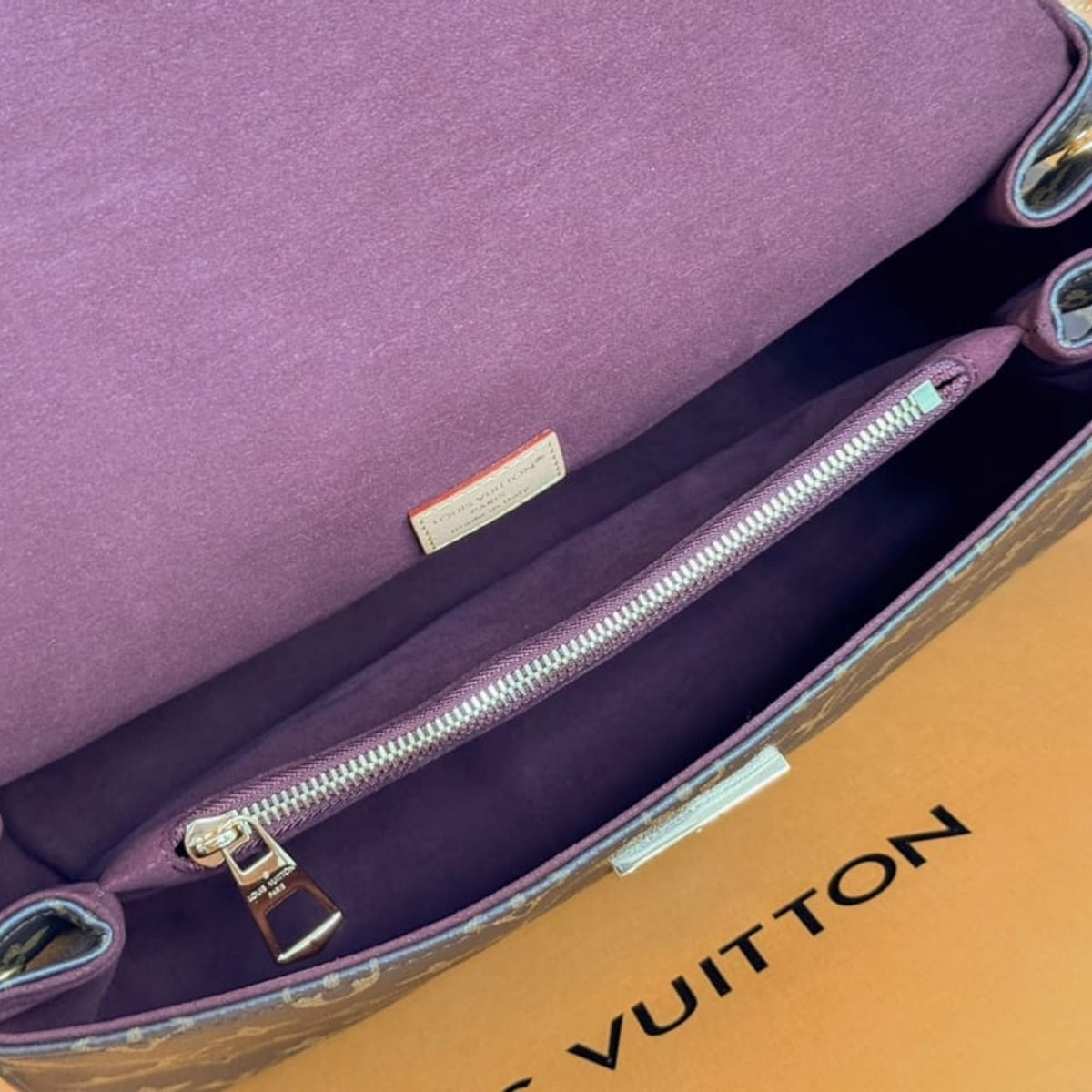 Mirror Quality – Louis Vuitton Hide Away MM Monogram Brown 36Cm M14473