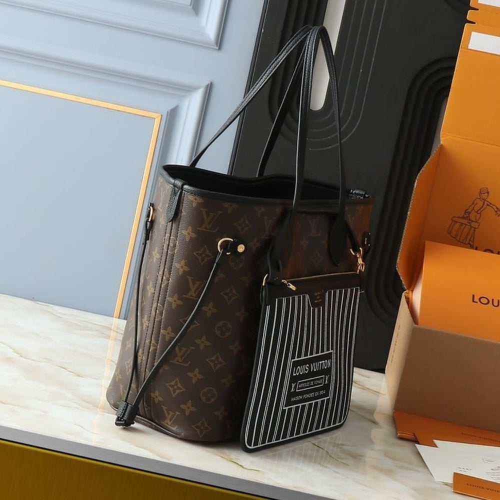 Louis Vuitton Neverfull Inside Out Black MM 31Cm M11946
