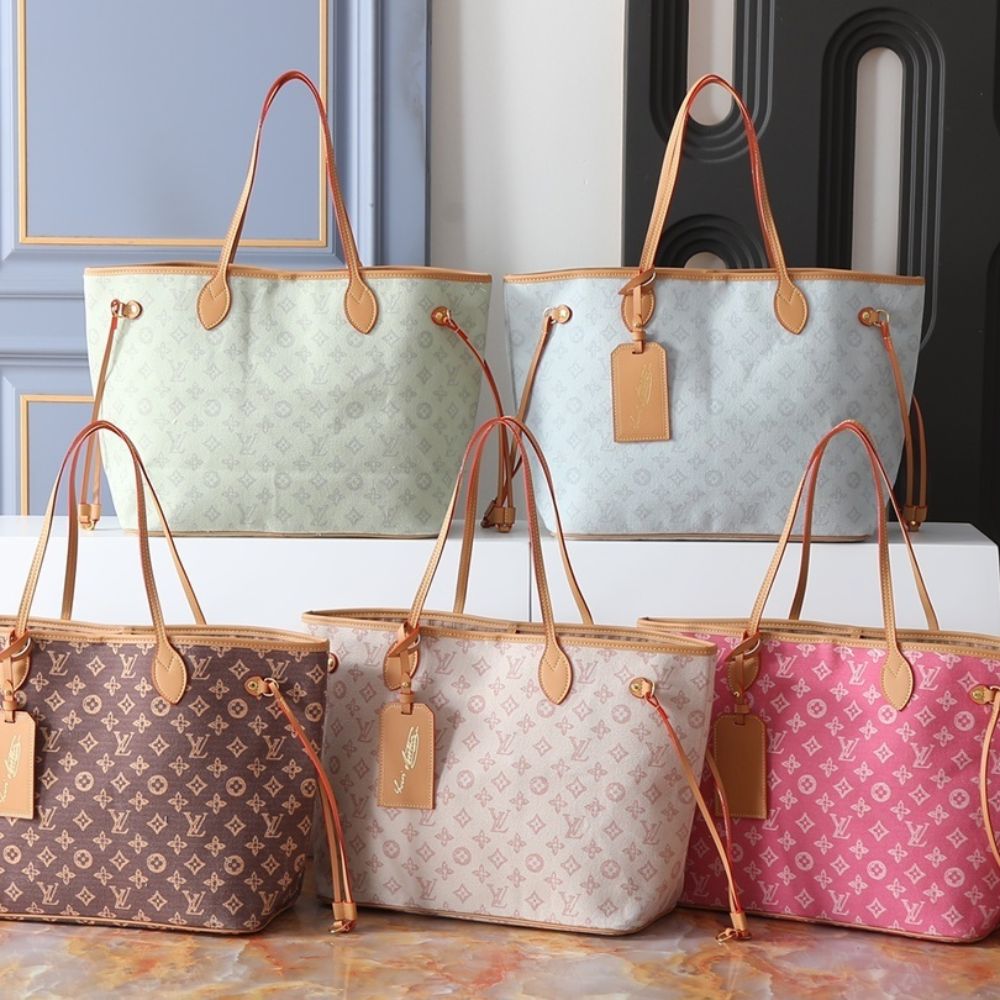 Louis Vuitton Neverfull MM Monogram Origine Green 31Cm