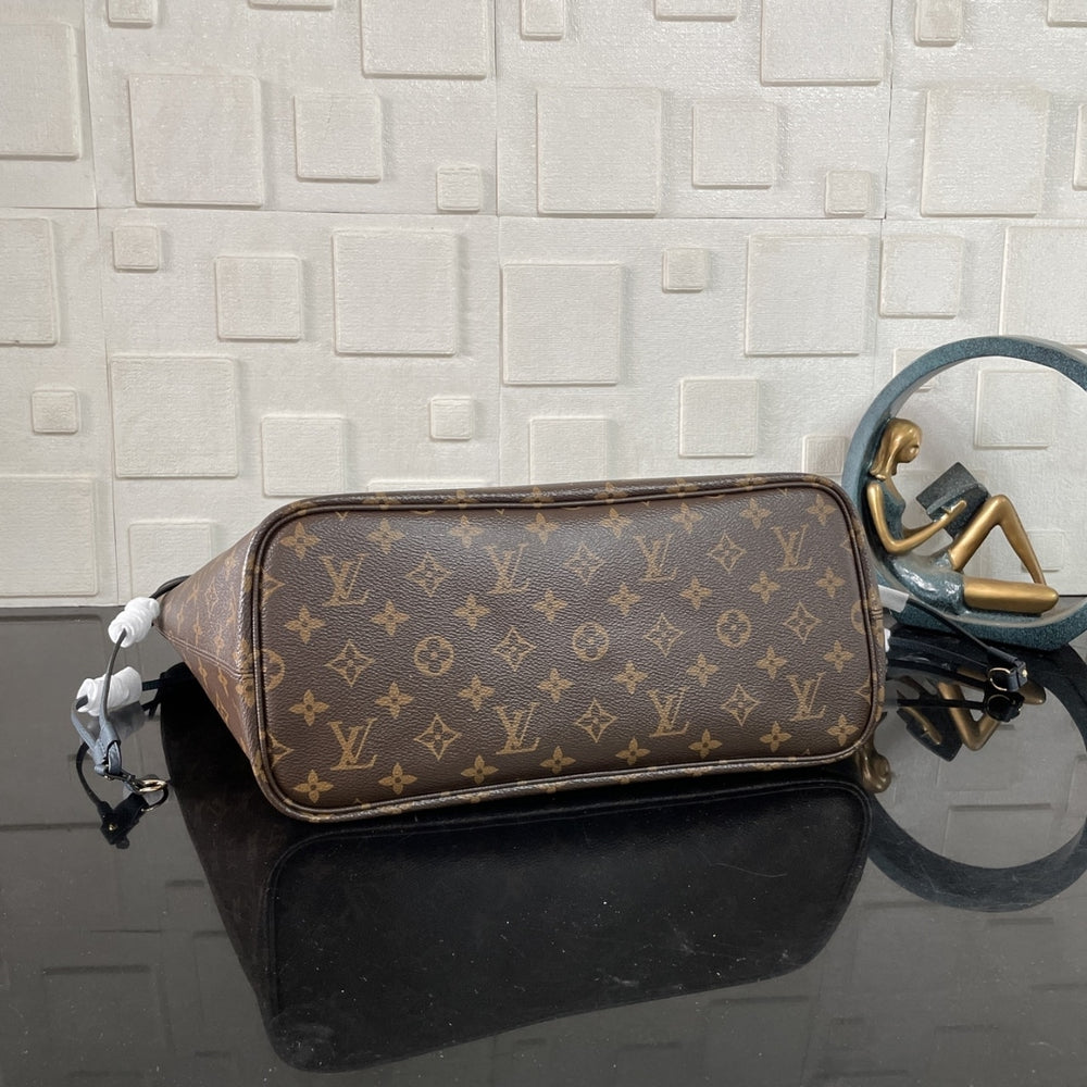 Mirror Quality – Louis Vuitton Neverfull Inside Out MM Bag Navy 31Cm M14994