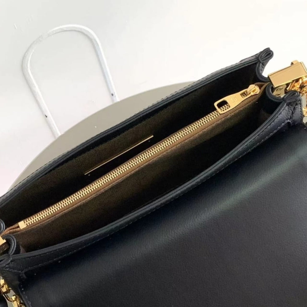 Mirror Quality – Louis Vuitton Dauphine Soft MM Bag Black 24Cm M25209