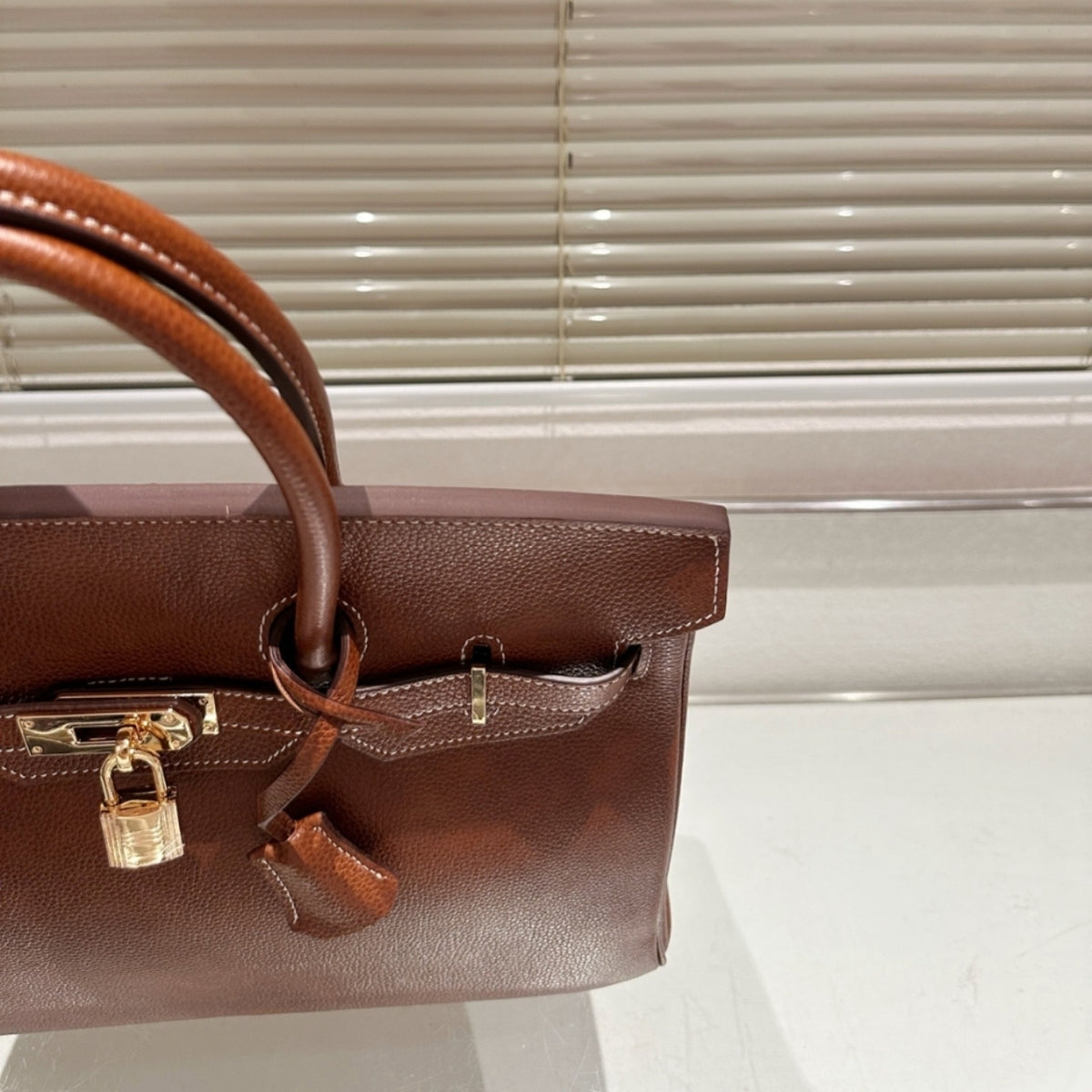 Hermes Birkin 30 Barenia Faubourg Fauve Gold Hardware Brown 30Cm