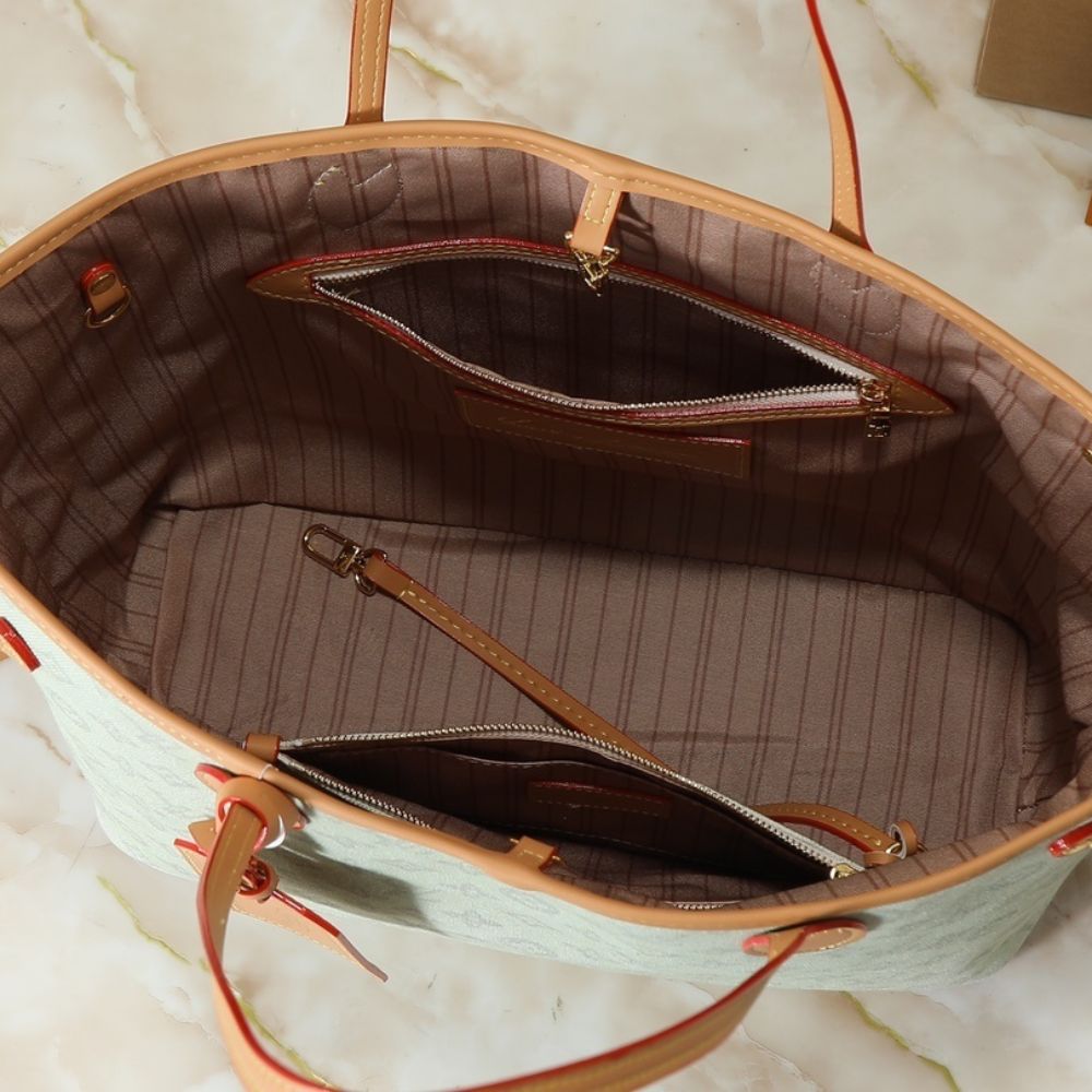 Louis Vuitton Neverfull MM Monogram Origine Green 31Cm
