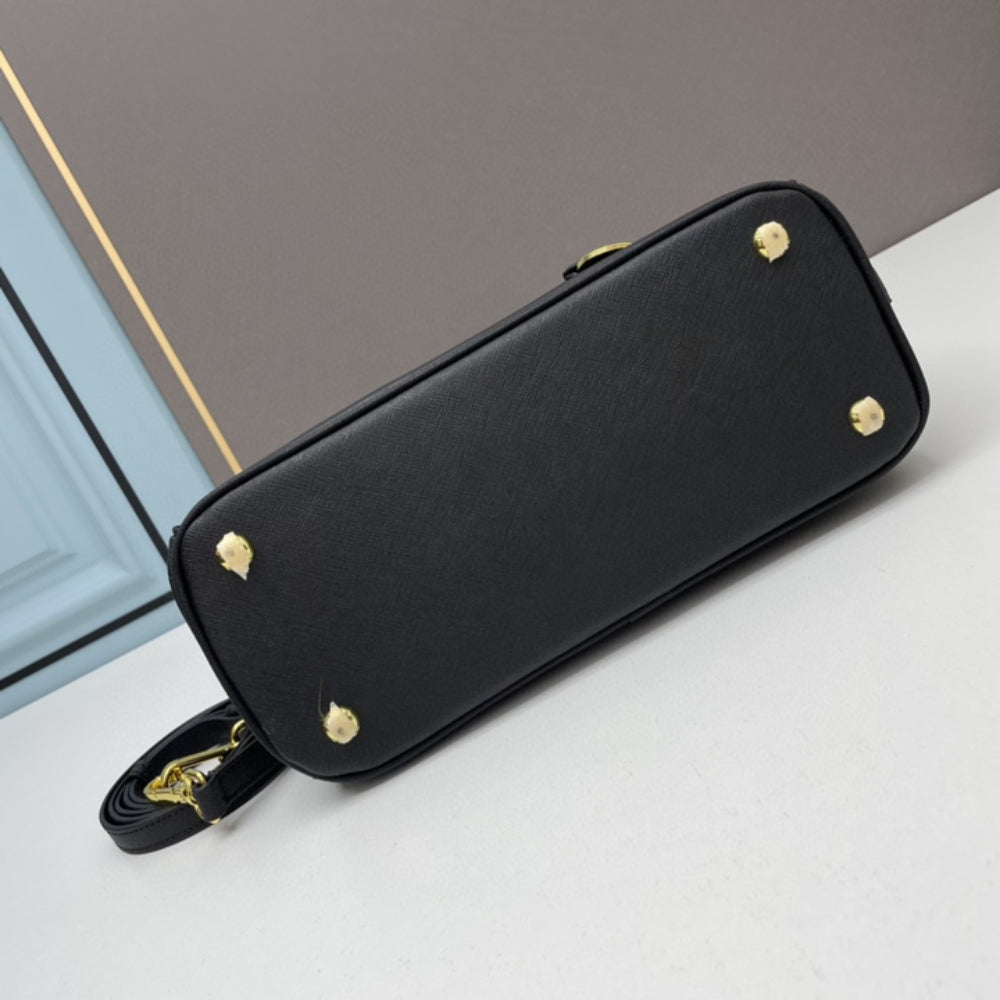 Prada Galleria Medium Saffiano Leather Bag Black 28cm 1BA863 NZV F0002 V EOO