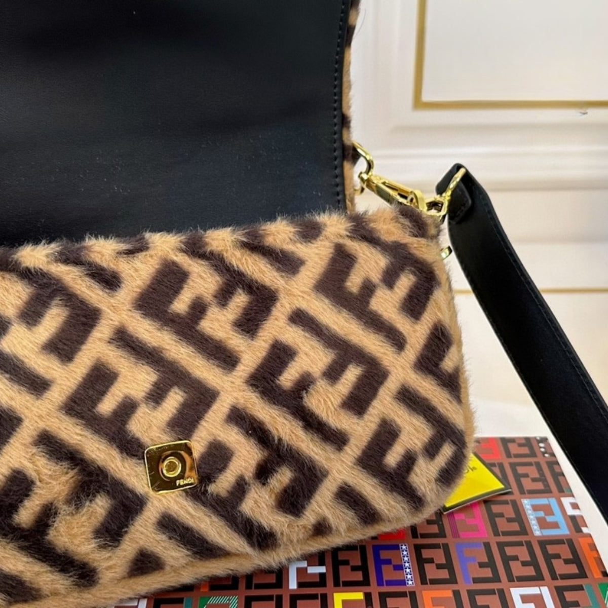 Fendi Baguette Bag Brown 26Cm
