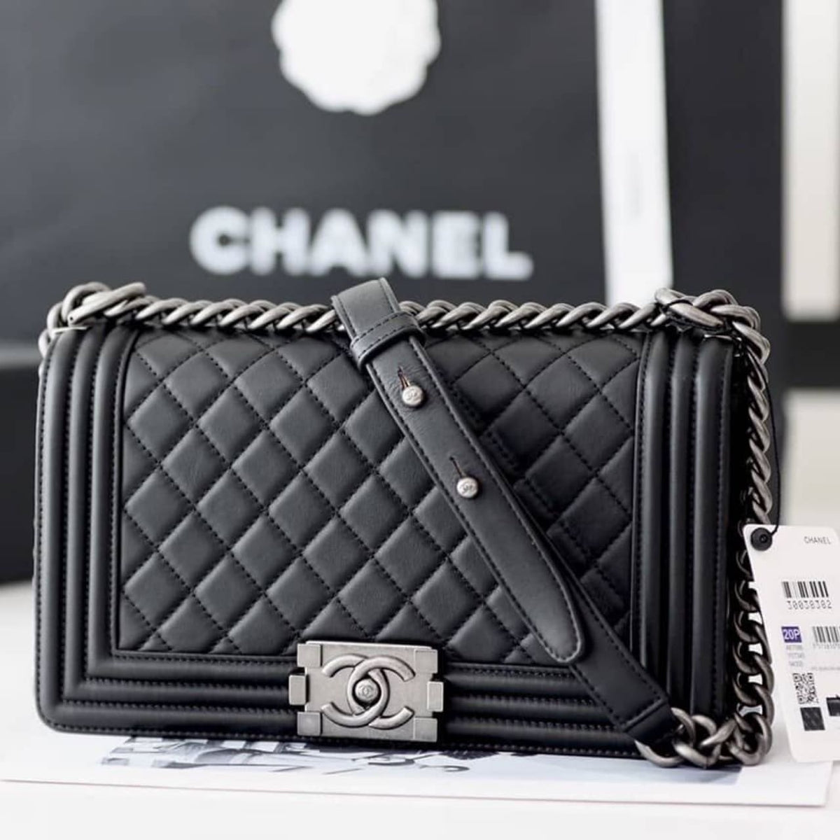 Mirror Quality – Chanel Kelly Bag Black 19cm AS4416 B14296 94305