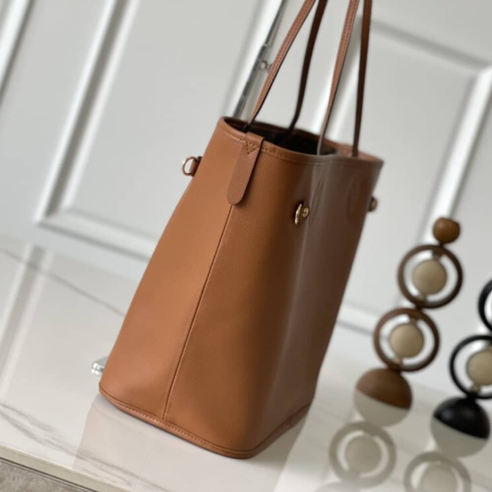 Mirror Quality – Louis Vuitton Neverfull Inside Out MM Tan 31Cm M12061