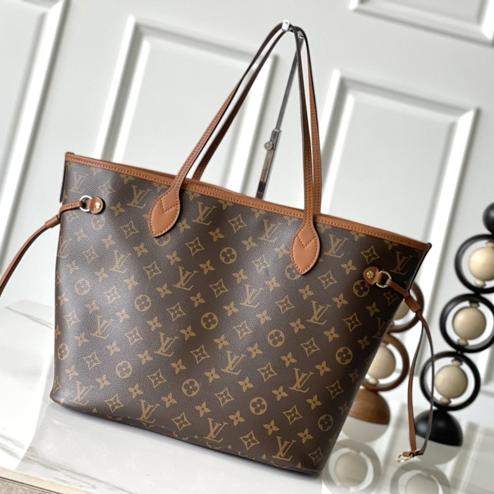 Mirror Quality – Louis Vuitton Neverfull Inside Out MM Tan 31Cm M12061
