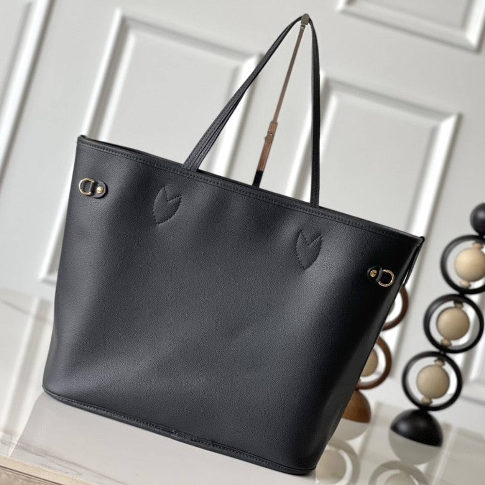 Mirror Quality – Louis Vuitton Neverfull Inside Out MM Black 31Cm M11946
