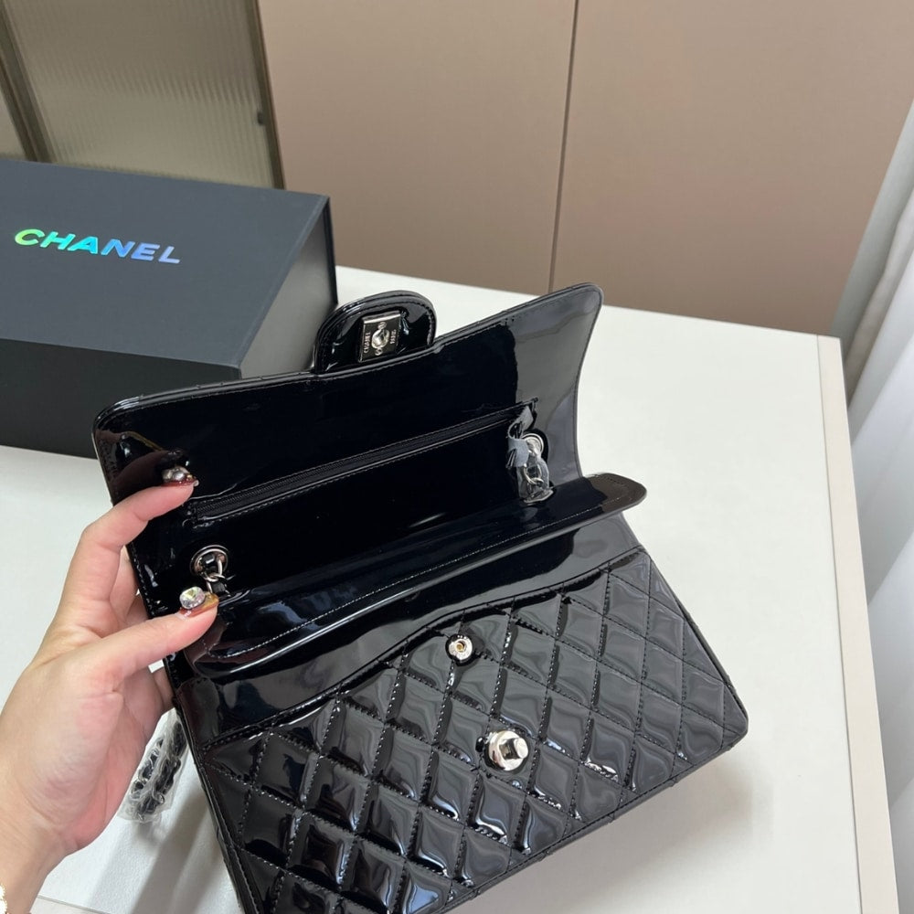 Chanel Medium Classic Double Flap Bag Black 26cm