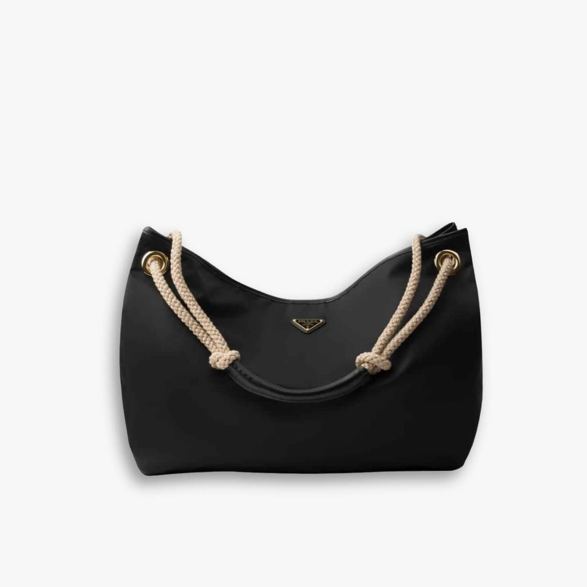 Prada Mariner Large Re Nylon Shoulder Bag Black 48Cm 1BC244 2HG8 F0002 V OOO