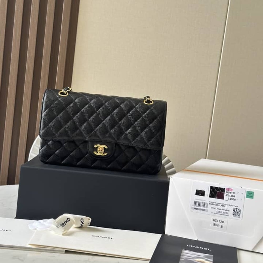 Mirror Quality – Chanel Classic Medium Flap Bag Black 25Cm