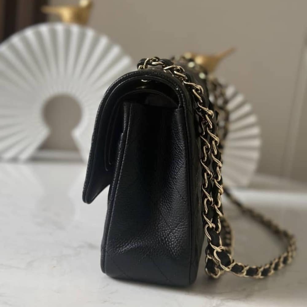 Mirror Quality – Chanel Classic Medium Flap Bag Black 25Cm