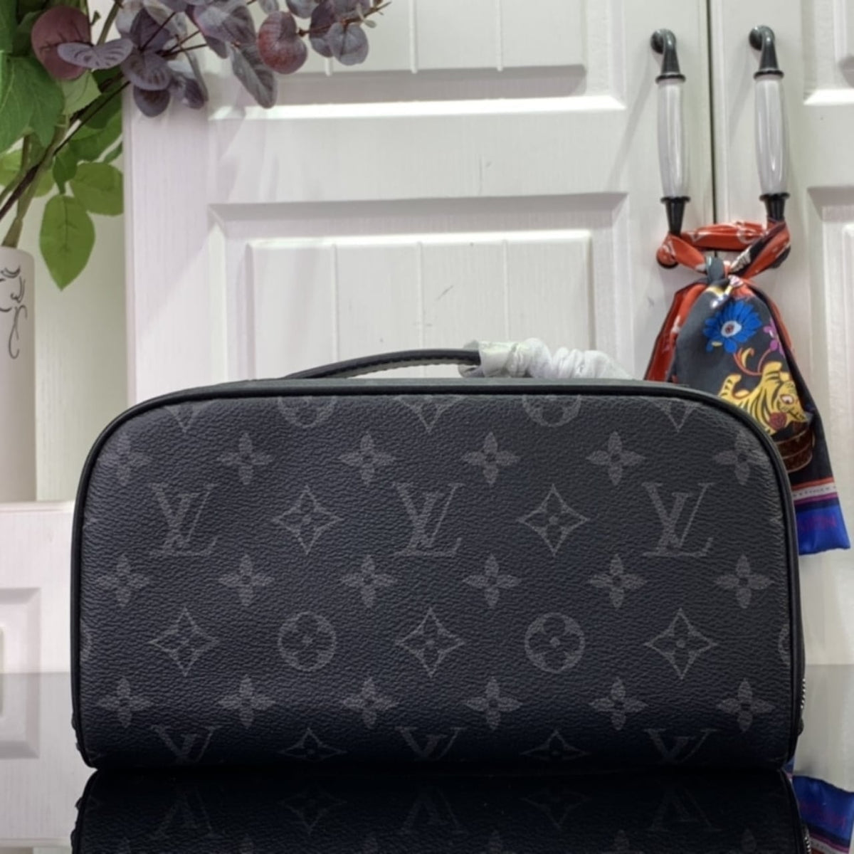 Mirror Quality – Louis Vuitton Toiletry Bag Monogram Eclipse Canvas Black 24Cm M11508