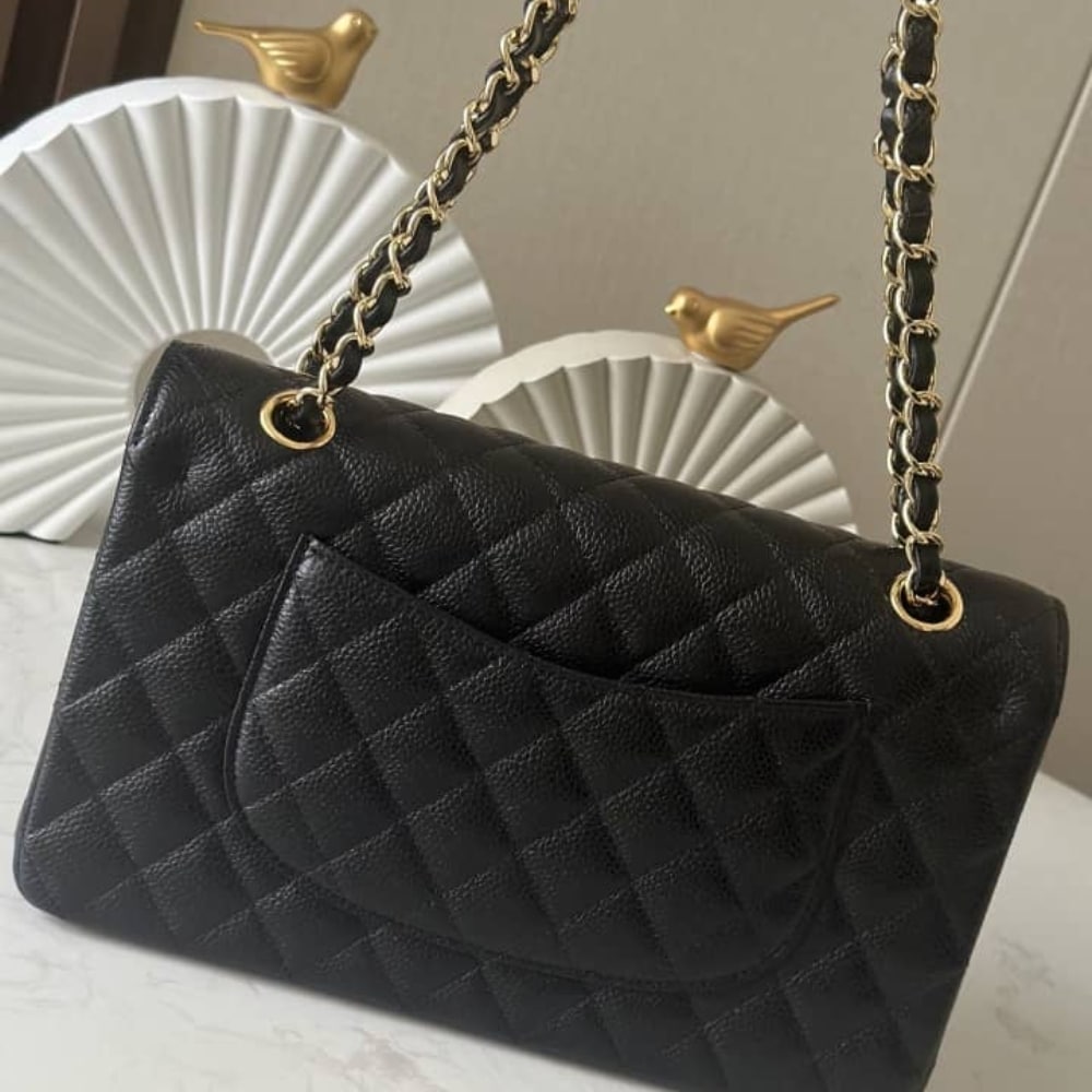 Mirror Quality – Chanel Classic Medium Flap Bag Black 25Cm