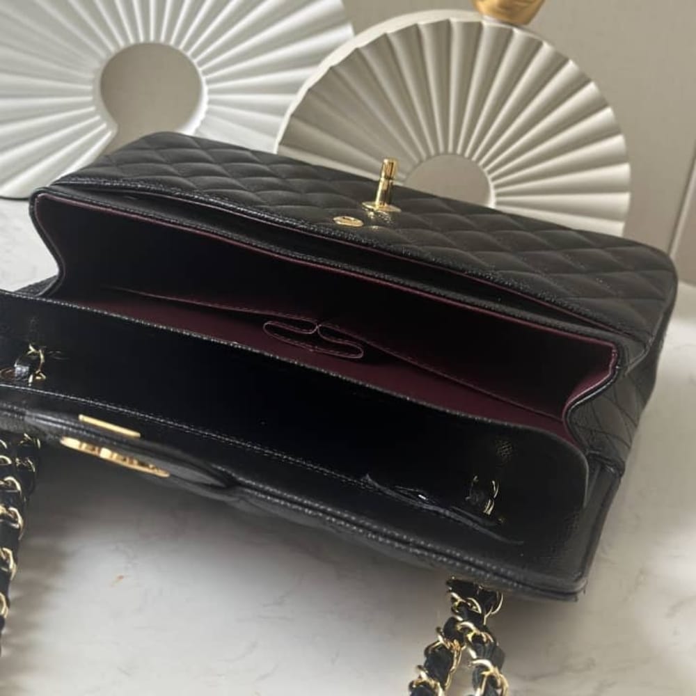 Mirror Quality – Chanel Classic Medium Flap Bag Black 25Cm