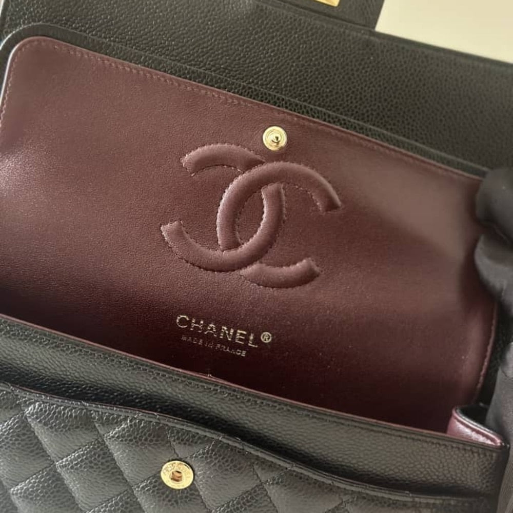 Mirror Quality – Chanel Classic Medium Flap Bag Black 25Cm