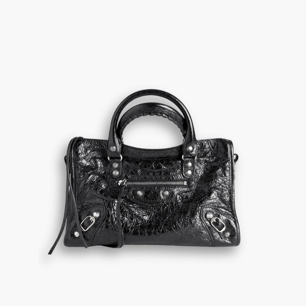 Balenciaga Le City Bag Small In Black 30cm 8114422AA9S1000