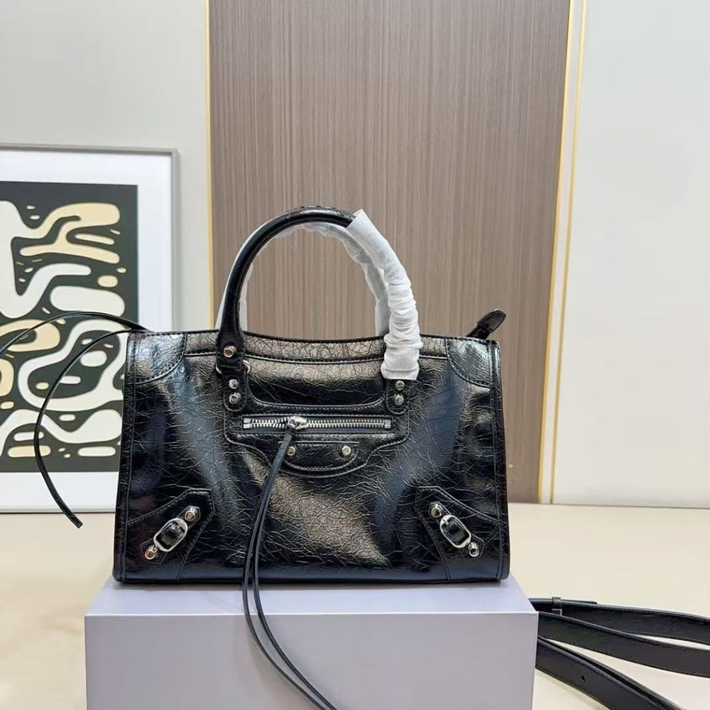 Balenciaga Le City Bag Mini In Black 24cm 8063952ABEK1000