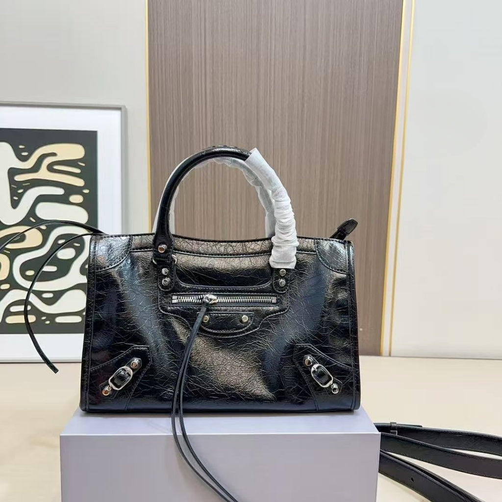Balenciaga Le City Bag Mini In Black 24cm 8063952ABEK1000