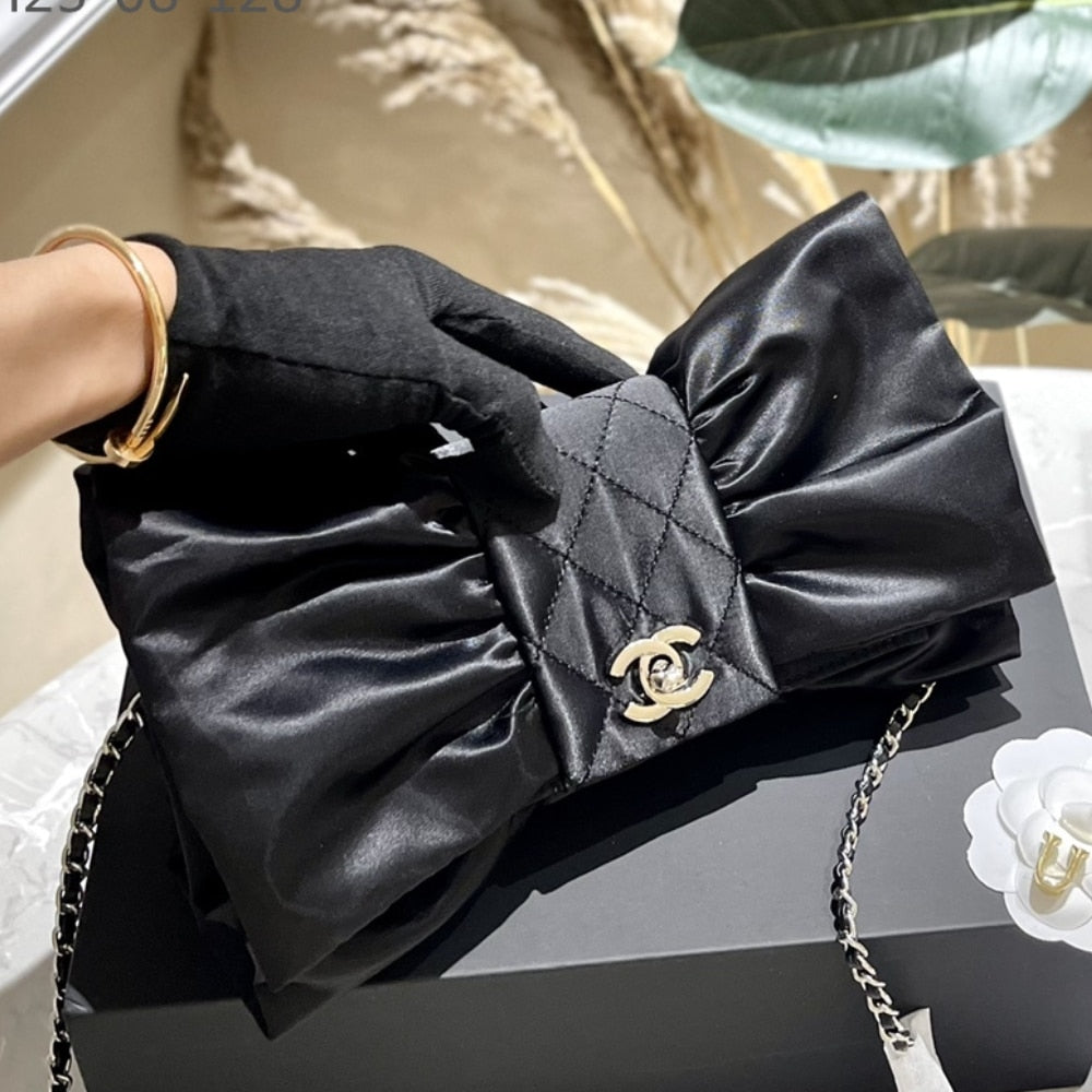 Chanel Clutch Bag Black 25cm AS4098 B13245 94305