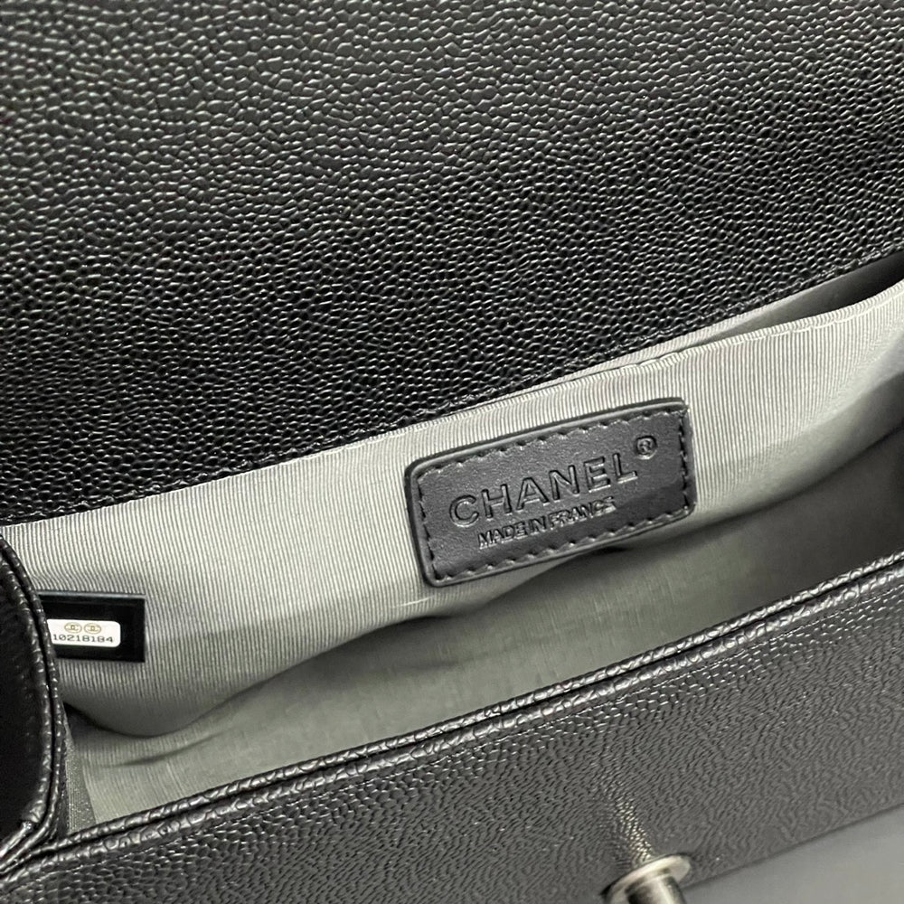 Chanel Boy Medium Handbag Black 25cm
