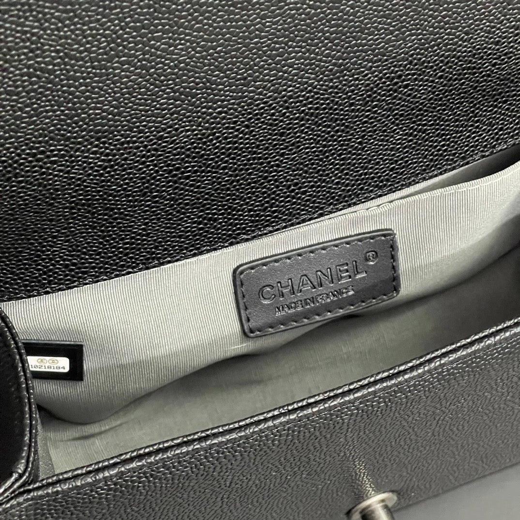 Chanel Boy Medium Handbag Black 25cm