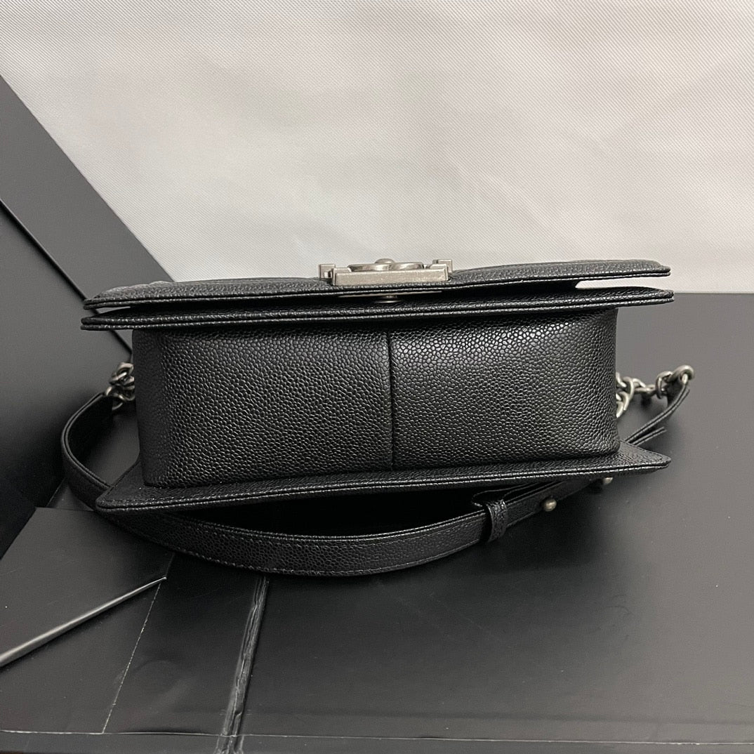Chanel Boy Medium Handbag Black 25cm