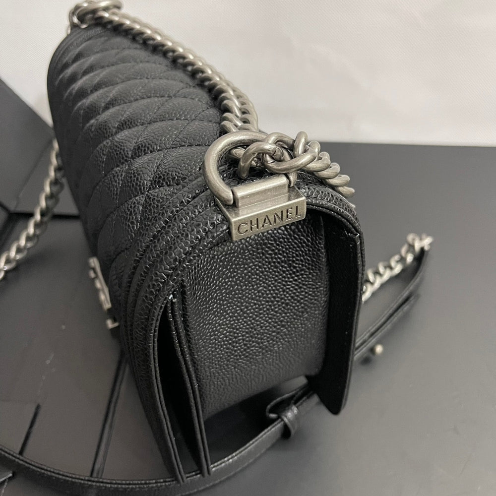 Chanel Boy Medium Handbag Black 25cm