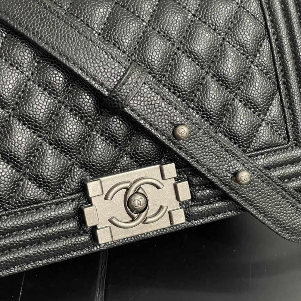 Chanel Boy Medium Handbag Black 25cm